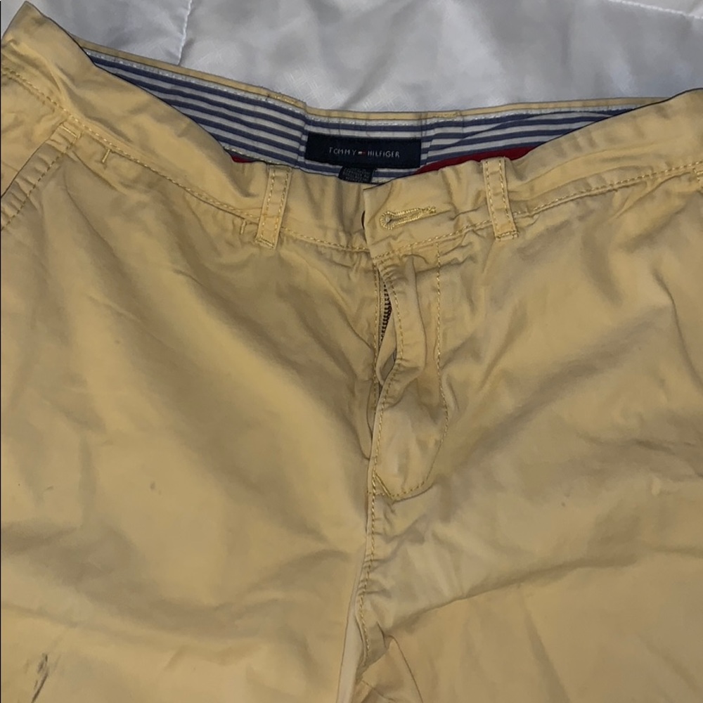 Yellow Tommy Hilfiger shorts